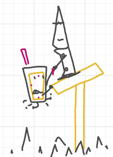 A panel from Running Duos, episode four of the Board Boards object show by Furretwalk/WalkingFurret.